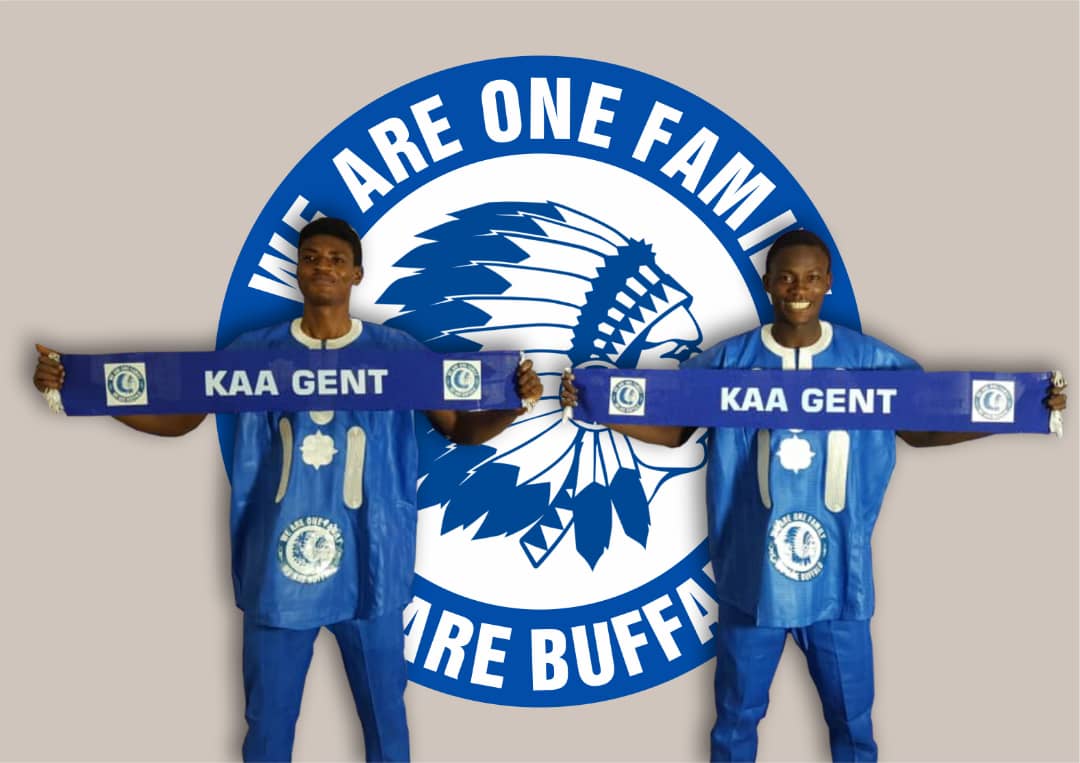 Flying Eagles Stars Oladoye And Emeka Unveiled At Gent In Native Attire